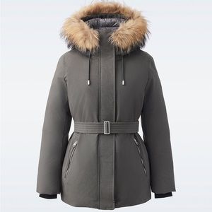 MACKAGE JENI-FZ CARBON S -2 in 1 ladies Down Parka